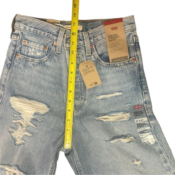 LEVI’S RIBCAGE STRAIGHT ANKLE SIZE  27 - Picture 13 of 16